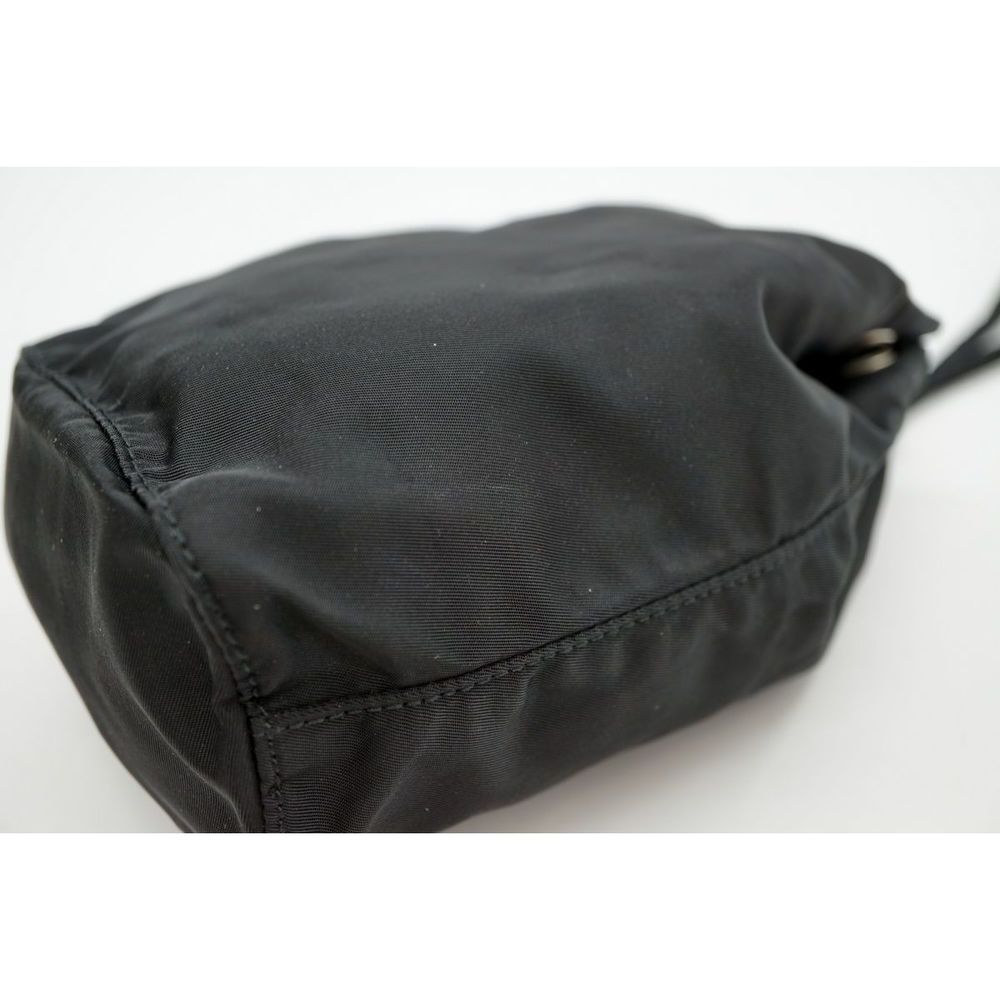 Prada Mini Drawstring Bag Pouch Triangle Tessuto … - image 7